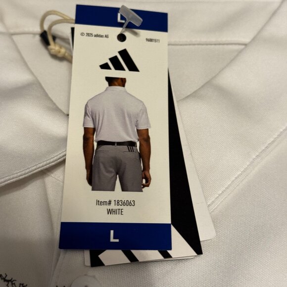 New Adidas Golf Polo Shirt  Large - Picture 2 of 4